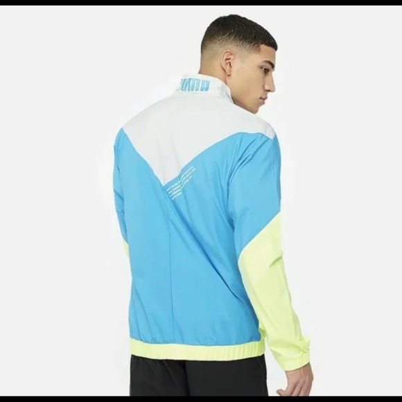 Puma Train First Mile Xtreme Color Block 1/2 Zip Running Jacket - Picture 3 of 12